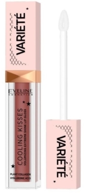 EVELINE COSMETICS VARIETE COOLING KISSES Błyszczyk nr 04