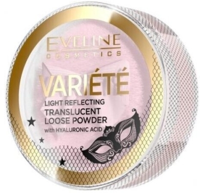 EVELINE COSMETICS VARIETE Transparentny puder sypki 6 g