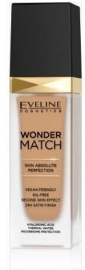 EVELINE COSMETICS WONDER MATCH Podkład do twarzy 40 Sand 30 ml