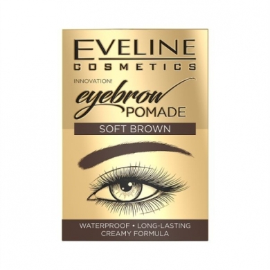 EVELINE EYEBROW POMADE Soft Brown 1 sztuka