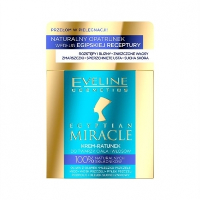 EVELINE Egyptian Miracle Krem - ratunek do twarzy ciała i włosów 40 ml