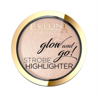 EVELINE GLOW AND GO Rozświetlacz nr 01 champagne 14 g