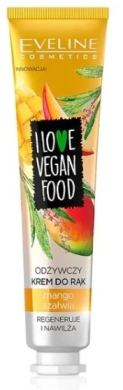 EVELINE I LOVE VEGAN FOOD Odżywczy krem do rąk mango & szałwia 50 ml