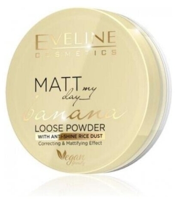 EVELINE MATT MY DAY Sypki Puder bananowy 6 g