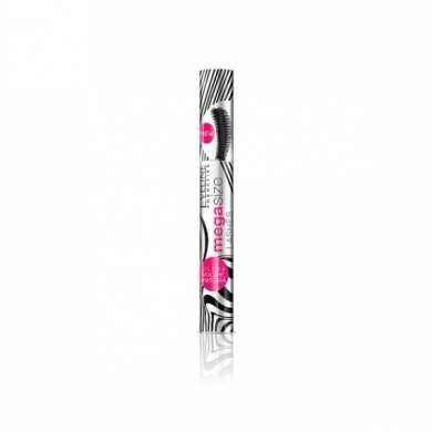 EVELINE MEGA SIZE LASHES Tusz do wydłużająco - pogrubiający czarny 10 ml