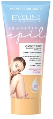 EVELINE Sensitive Epil łagodny krem do depilacji twarz,ciało,bikini 175ml