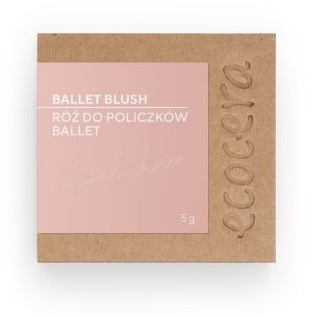 Ecocera Pojedynczy rozświetlacz prasowany ecocera Natural Choice różowy Mermaid 5 g