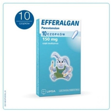 Efferalgan 150 mg 10 czopków