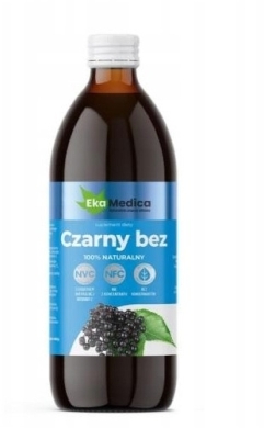 EkaMedica Czarny sok bez koncentratu NFC 500 ml