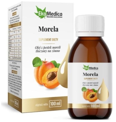 EkaMedica olej z pestek moreli tłoczony na zimno 100 ml