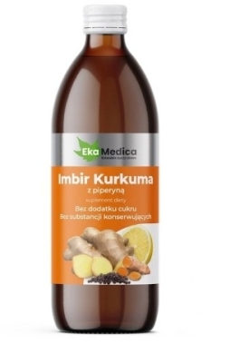 Ekamedica Sok imbir kurkuma z piperyną 500ml