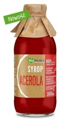 Ekamedica Syrop acerola 300 ml (Data ważności 01.02.2024)