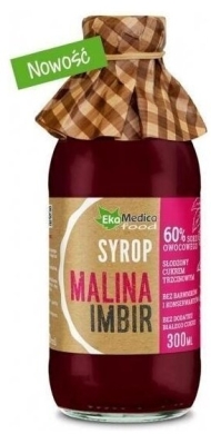 Ekamedica Syrop malina imbir 300 ml