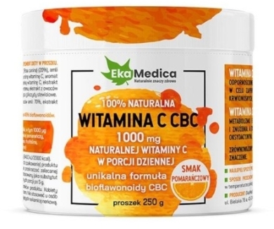Ekamedica Witamina C CBC pomarańczowa 250 g
