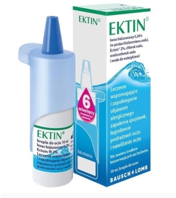 Ektin krople do oczu 10 ml