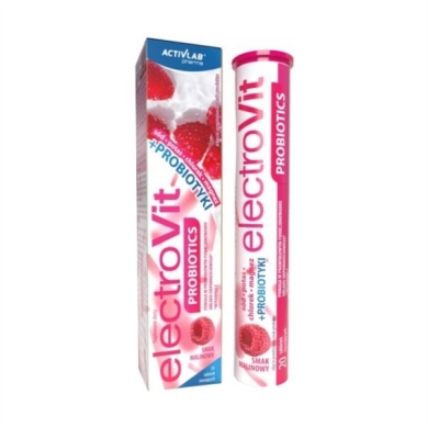 ElectroVit Probiotics smak malinowy 20 tabletek