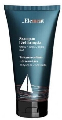 Element Men Szampon i żel do mycia 3 w1 włosy/twarz/ciało 200ml
