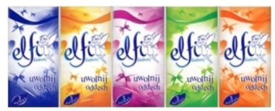 Elfi chusteczki higieniczne 3 warstwowe 10 sztuk