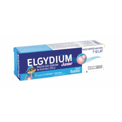Elgydium Junior Pasta do zębów smak gumy balonowej 50 ml