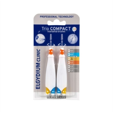 Elgydium clinic trio compact 123 szczoteczki międzyzębowe 2 sztuki