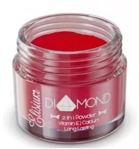 Elisium Diamond Brown Red Proszek do manicure tytanowego 23 g