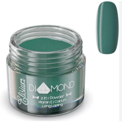 Elisium Diamond Moss Green Proszek do manicure tytanowego 23 g