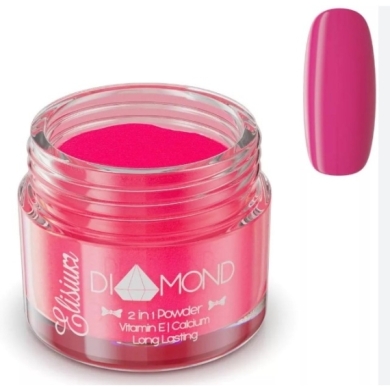 Elisium Diamond Raspberry Red Proszek do manicure tytanowego 23 g