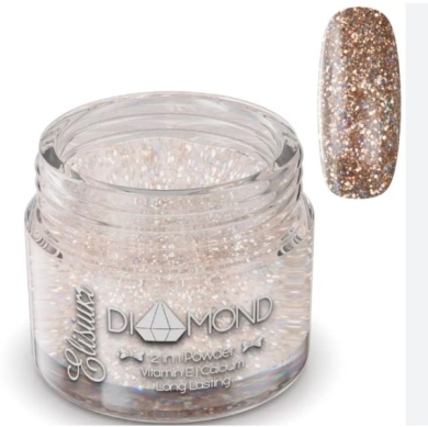 Elisium Diamond Rumble Of Cooper Proszek do manicure tytanowego 23 g