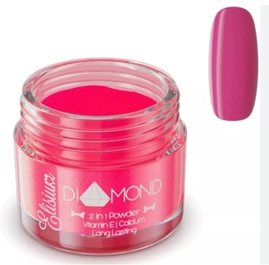 Elisium Diamond Strawberry Red Proszek do manicure tytanowego 23 g