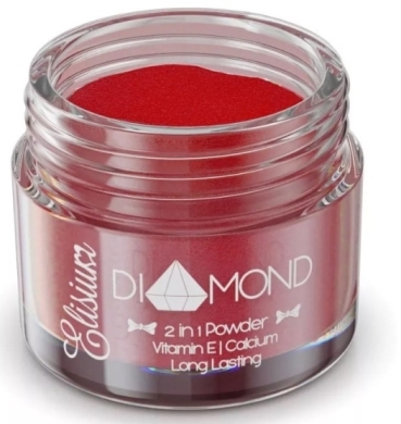 Elisium Diamond Wine Red Proszek do manicure tytanowego 23g