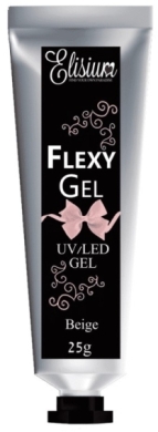 Elisium Flexy Gel Cover Zel do przedłużania paznokci Beige 25 g