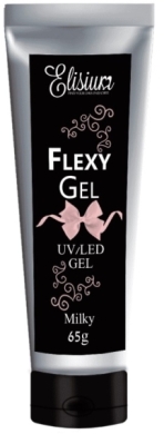 Elisium Flexy Gel Zel do przedłużania paznokci Milky 65 g