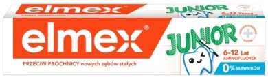 Elmex Pasta Do Zębów Junior 6-12 lat 75 ml