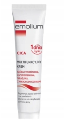 Emolium CICA krem naprawczy do podrażnionej skóry twarzy 40 ml