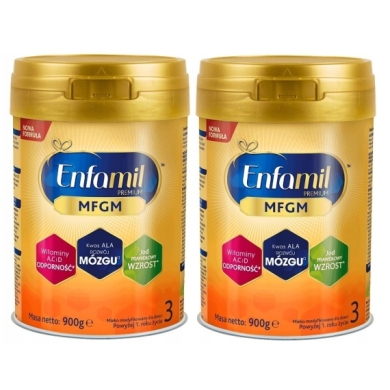 Enfamil Premium MFGM 3 900 g Wielopak x2