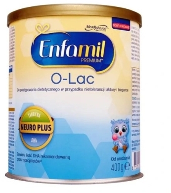 Enfamil Premium O-Lac Mleko modyfikowane bez laktozy 400g