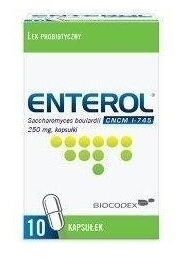 Enterol 250 10 kapsułek  lek na biegunkę
