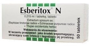 Esberitox N 50 tabletek