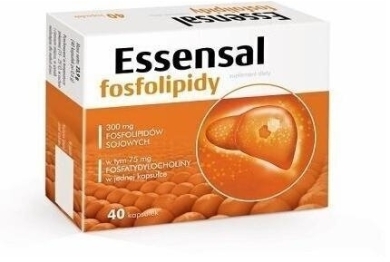 Essensal Fosfolipidy 40 kapsułek