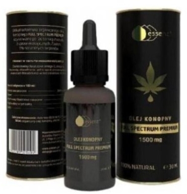 Essenz Olej Konopny Premium 1500 mg 30 ml