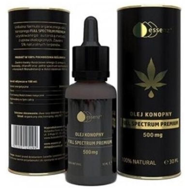 Essenz Olej Konopny Premium 500 mg 30 ml