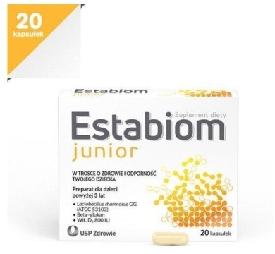 Estabiom Junior 20 kapsułek