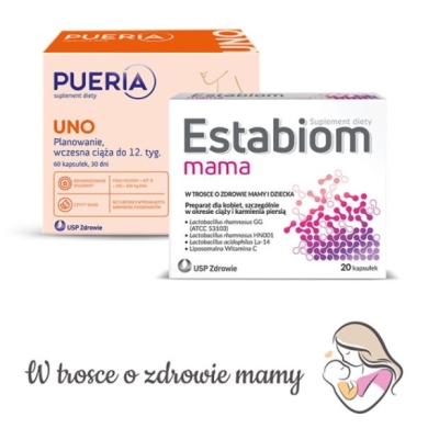 Estabiom Mama 20 kapsułek + Pueria Uno 60 kapsułek