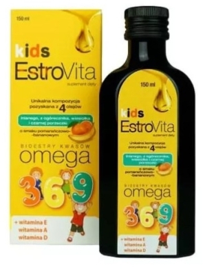 EstroVita Kids pomarańcza-banan płyn 150ml