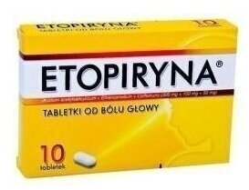 Etopiryna 10 tabletek