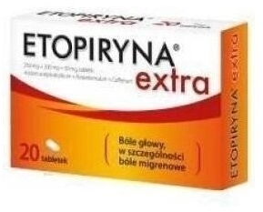 Etopiryna Extra 20 tabletek