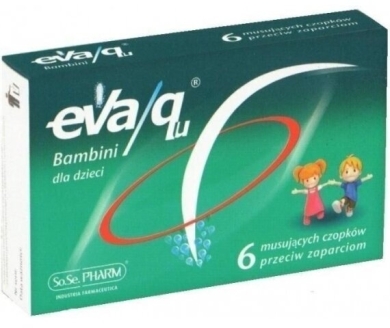 Eva/qu Bambini 6 czopków