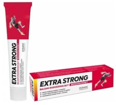 Extra Strong Balsam rozgrzewający Bezzapachowy 40 g