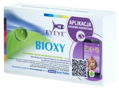 Eyeye bioxy bio -3,75 soczewki miesięczne 6 sztuk.