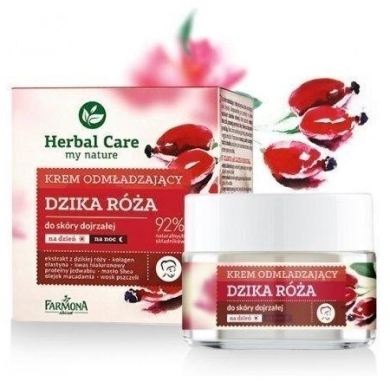 FARMONA HERBAL CARE Krem odmładzający Dzika róża 50 ml
